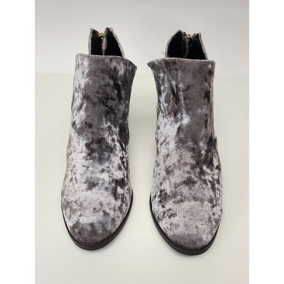 Qupid Women's Velvet Mauve Booties Size US 6 - Picture 9 of 9